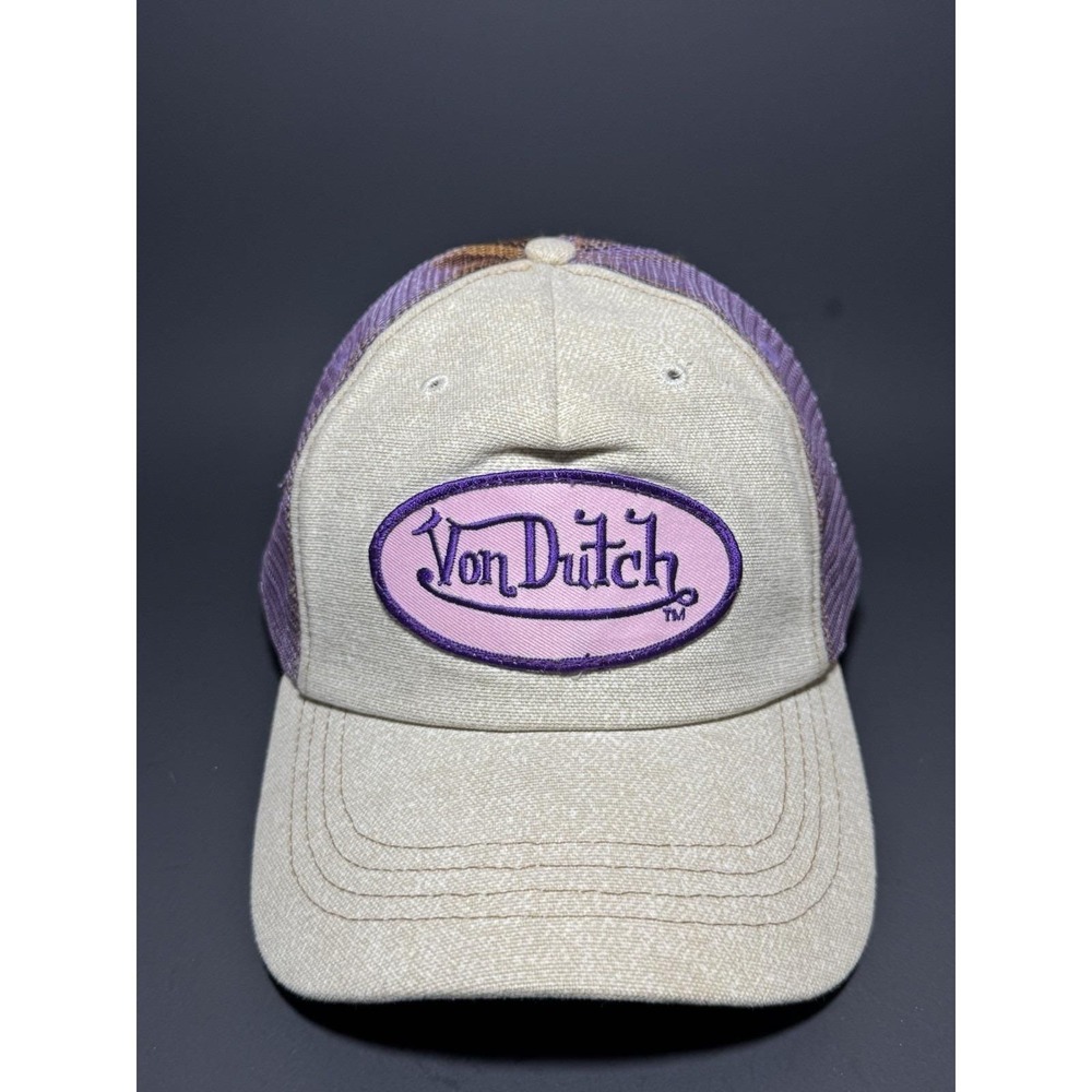 Y2K Von Dutch Mesh Back‎ Hat One Size